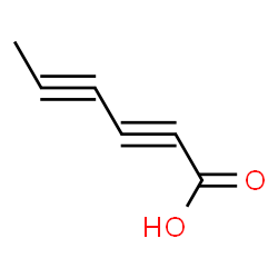 ChemSpider 2D Image | 2,4-Hexadiynoic acid | C6H4O2
