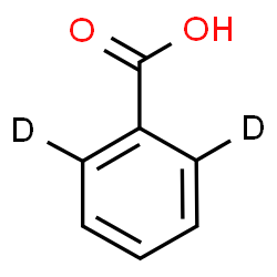 ChemSpider 2D Image | (2,6-~2~H_2_)Benzoic acid | C7H4D2O2