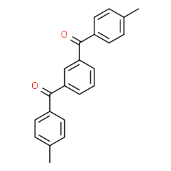 ChemSpider 2D Image | 1,3-Phenylenebis[(4-methylphenyl)methanone] | C22H18O2