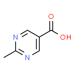 ChemSpider 2D Image | 2-Methyl-5-pyrimidinecarboxylic acid | C6H6N2O2