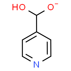 ChemSpider 2D Image | Hydroxy(4-pyridinyl)methanolate | C6H6NO2