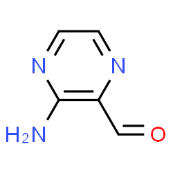 ChemSpider 2D Image | 3-Amino-2-pyrazinecarbaldehyde | C5H5N3O