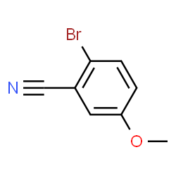 ChemSpider 2D Image | 2-Bromo-5-methoxybenzonitrile | C8H6BrNO
