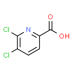 ChemSpider 2D Image | 5,6-Dichloro-2-pyridinecarboxylic acid | C6H3Cl2NO2