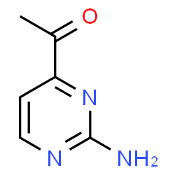 ChemSpider 2D Image | 1-(2-Amino-4-pyrimidinyl)ethanone | C6H7N3O