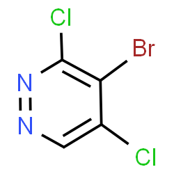 ChemSpider 2D Image | 4-Bromo-3,5-dichloropyridazine | C4HBrCl2N2