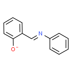 ChemSpider 2D Image | 2-[(E)-(Phenylimino)methyl]phenolate | C13H10NO