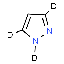 ChemSpider 2D Image | (1,3,5-~2~H_3_)-1H-Pyrazole | C3HD3N2
