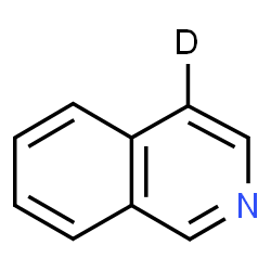 ChemSpider 2D Image | (4-~2~H)Isoquinoline | C9H6DN