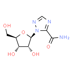 ChemSpider 2D Image | 1-?-D-ribofuranosyl-1H-1,2,4-triazole-5-carboxamide | C8H12N4O5