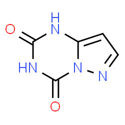 ChemSpider 2D Image | pyrazolo[1,5-a][1,3,5]triazine-2,4-diol | C5H4N4O2