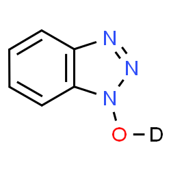 ChemSpider 2D Image | 1H-Benzotriazol-1-(~2~H)ol | C6H4DN3O