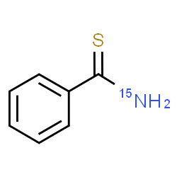 ChemSpider 2D Image | Benzene(~15~N)carbothioamide | C7H715NS