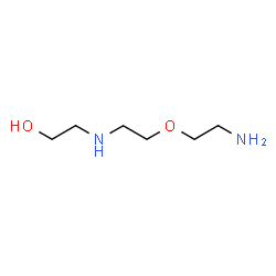 ChemSpider 2D Image | 2-{[2-(2-Aminoethoxy)ethyl]amino}ethanol | C6H16N2O2