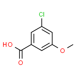 ChemSpider 2D Image | 3-Chloro-5-methoxybenzoic acid | C8H7ClO3