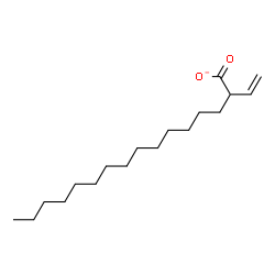 ChemSpider 2D Image | 2-Vinylhexadecanoate | C18H33O2