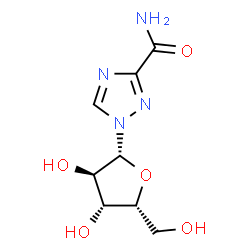ChemSpider 2D Image | 1-(beta-D-Xylofuranosyl)-1H-1,2,4-triazole-3-carboxamide | C8H12N4O5