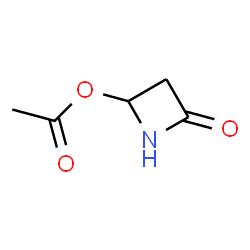 ChemSpider 2D Image | 4-Acetoxy-2-azetidinone | C5H7NO3