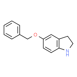 ChemSpider 2D Image | 5-Benzyloxyindoline | C15H15NO