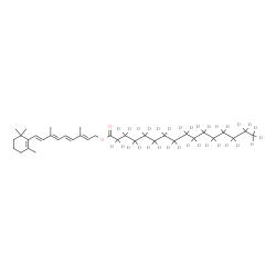ChemSpider 2D Image | O~15~-(~2~H_31_)Hexadecanoylretinol | C36H29D31O2