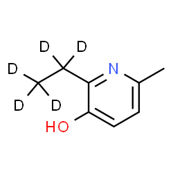 ChemSpider 2D Image | 2-(~2~H_5_)Ethyl-6-methyl-3-pyridinol | C8H6D5NO