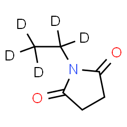 ChemSpider 2D Image | 1-(~2~H_5_)Ethyl-2,5-pyrrolidinedione | C6H4D5NO2