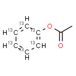 ChemSpider 2D Image | (~13~C_6_)Phenyl acetate | C213C6H8O2