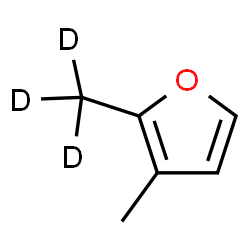 ChemSpider 2D Image | 3-Methyl-2-(~2~H_3_)methylfuran | C6H5D3O