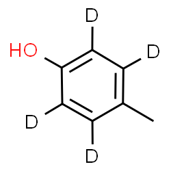 ChemSpider 2D Image | 4-Methyl(~2~H_4_)phenol | C7H4D4O