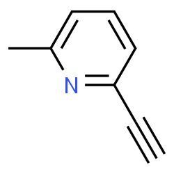 ChemSpider 2D Image | 2-Ethynyl-6-methylpyridine | C8H7N