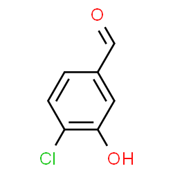 ChemSpider 2D Image | 4-Chloro-3-hydroxybenzaldehyde | C7H5ClO2