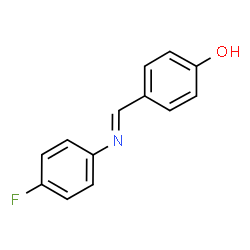 ChemSpider 2D Image | ALPHA-(4-FLUOROPHENYLIMINO)-P-CRESOL | C13H10FNO