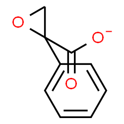 ChemSpider 2D Image | 2-Phenyl-2-oxiranecarboxylate | C9H7O3