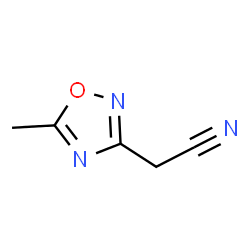 ChemSpider 2D Image | (5-Methyl-1,2,4-oxadiazol-3-yl)acetonitrile | C5H5N3O