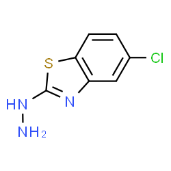 ChemSpider 2D Image | 5-chloro-2-hydrazinylbenzo[d]thiazole | C7H6ClN3S