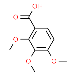 ChemSpider 2D Image | 2,3,4-Trimethoxybenzoic acid | C10H12O5