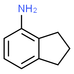 ChemSpider 2D Image | 4-Aminoindan | C9H11N