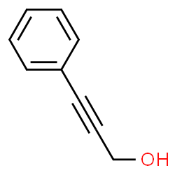 ChemSpider 2D Image | 3-Phenyl-2-propyn-1-ol | C9H8O