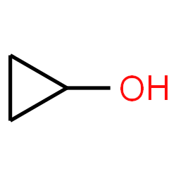 ChemSpider 2D Image | Cyclopropanol | C3H6O