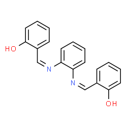 ChemSpider 2D Image | 2,2'-{1,2-Phenylenebis[nitrilo(Z)methylylidene]}diphenol | C20H16N2O2