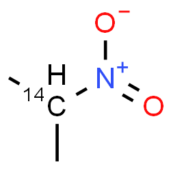 ChemSpider 2D Image | 2-Nitro(2-~14~C)propane | C214CH7NO2