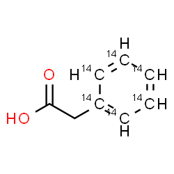 ChemSpider 2D Image | (~14~C_6_)Phenylacetic acid | C214C6H8O2