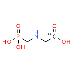 ChemSpider 2D Image | N-(Phosphonomethyl)(1-~14~C)glycine | C214CH8NO5P