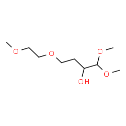 ChemSpider 2D Image | 1,1-Dimethoxy-4-(2-methoxyethoxy)-2-butanol | C9H20O5