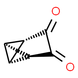 ChemSpider 2D Image | (1r,2r,5r,6r)-Tricyclo[3.1.0.0~2,6~]hexane-3,4-dione | C6H4O2