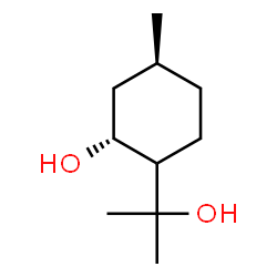 ChemSpider 2D Image | (1R,5S)-2-(2-Hydroxy-2-propanyl)-5-methylcyclohexanol | C10H20O2