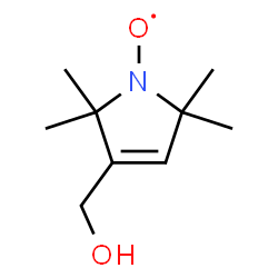 ChemSpider 2D Image | [3-(Hydroxymethyl)-2,2,5,5-tetramethyl-2,5-dihydro-1H-pyrrol-1-yl]oxidanyl | C9H16NO2