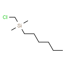 ChemSpider 2D Image | (Chloromethyl)(hexyl)dimethylsilane | C9H21ClSi