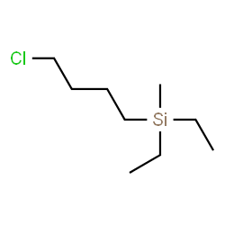 ChemSpider 2D Image | (4-Chlorobutyl)(diethyl)methylsilane | C9H21ClSi
