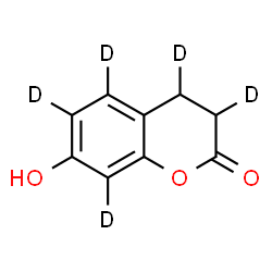 ChemSpider 2D Image | 7-Hydroxy-2-(3,4,5,6,8-~2~H_5_)chromanone | C9H3D5O3